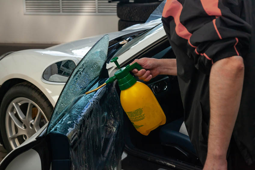 DIY windshield tint kit