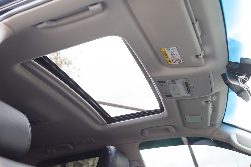 open sunroof
